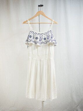 Star Wars Her Universe Disney Cold Shoulder White Boho Dress